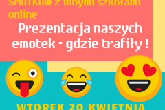 Szyjemy emotki w szkole w środę 13 stycznia 12.00